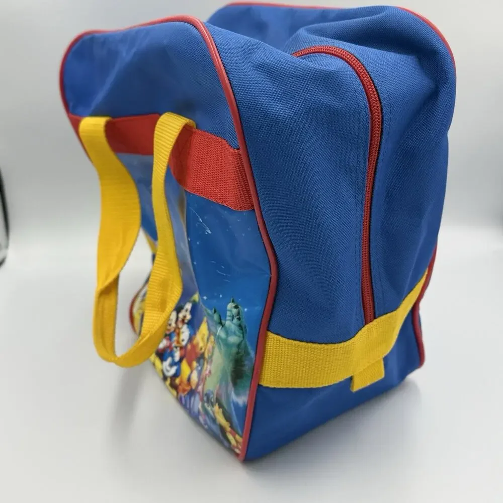 Vintage Disney Pixar Character Bowling Ball Bag Mickey Stitch Pooh Toy Story